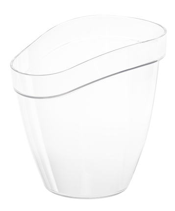 Seau polycarbonate blanc