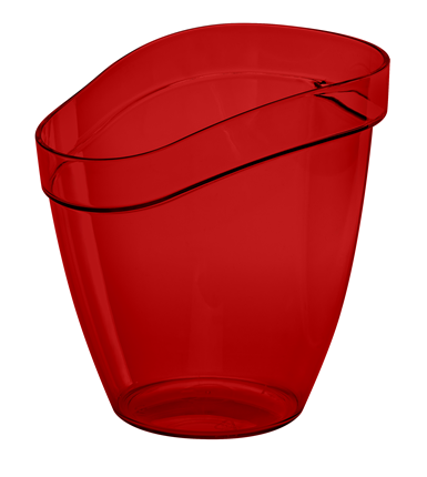 Seau polycarbonate rouge