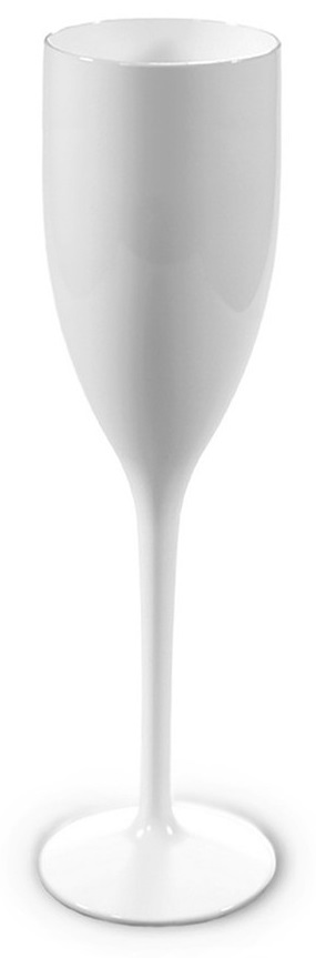 Flte champagne 12 cl blanche incassable