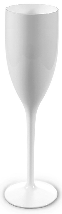 Flte champagne 15 cl blanche incassable